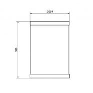 Al60002 - Poubelle publique - Jofel - 10L - acier électrozingué - coloris au choix_1