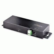 Hub Industriel USB 10Gbps à  7 Ports avec Adaptateur d'Alimentation, Métal, Montable, 5 Ports USB-A e_1