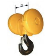 Moufle de pont roulant - 1 réa - MDP_1