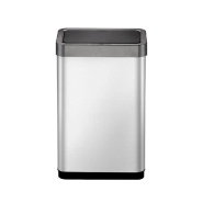 Poubelle à détecteur de mouvement en inox 47l 27,9x46,9x64,7cm_1