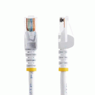 StarTech Cble réseau Cat5e sans crochet de 7 m - Blanc_1