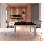 Table de réunion Eco - Mobel Linea - Blanc 9010, 120, Wenge_1