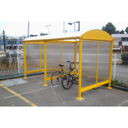 Abris 2 roues à toit arrondi pour vélos, motos et scooters - Série ATE - Sur mesure - Dimensions modulables et options personnalisables_1