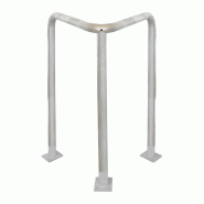 Arceau de protection d'angle acier Ø 76mm - 1200 / Acier galvanisé_1