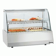 Vitrine chauffante 2/1gn verre bombé - bartscher_1