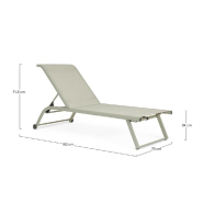 Bain de soleil avec roues Taylor Breeze 70 x 182 x 91,5 cm - par 2_1