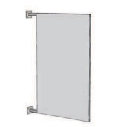 Enseigne drapeau sur potence pour extérieur - Direct Signalétique - H 1000 x L 800 mm - Impression numérique recto verso protégée UV_1