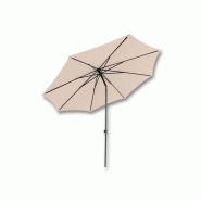 Parasol droit bali ø300 cm – MTF – toile naturelle avec manivelle – 2naz0167_1