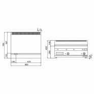 Plaque de cuisson électrique - 7,1 kW - Lisse  - Mario 700 | GGM -EBK800-E_1