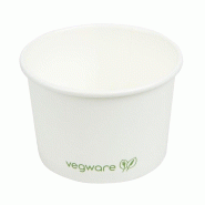 Pots pour aliments chauds compostables - 340ml - Lot de 500 | Vegware_1