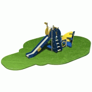 Structure de jeux en inox - 1 tour et étrave - Gamme Cargo - STI123B - Pour enfants dès 2 ans - Capacité 14 enfants_1