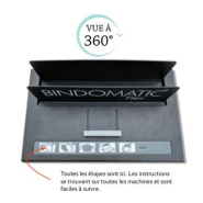 Thermorelieur manuel Bindomatic® Accel Flex - documents jusqu'à 54 mm d'épaisseur et format A3 paysage_1