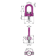 Anneau de levage intelligent RUD® ACP - Mécanisme breveté - REF : 41012 - Capacité 1,35t à 16t_1