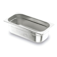 Bac Gastronome GN 1/2 en inox - Hauteur 100 mm - Empilable, modulaire et robuste - Lacor_1