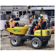 Dumper à pneus très faibles émissions sonores - idéal zones sensibles au bruit - 650/800 L - 100 % électrique - disponible en location_1