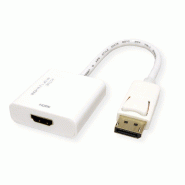 ROLINE Adaptateur DisplayPort - HDMI, actif, v1.2, DP M-HDMI F_1
