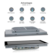 Panel PC industriel fanless 18.5
