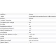 148303W - Bac de rétention en polyéthylène - stockage acides, bases et produits chimiques non inflammables_1
