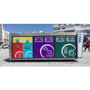 Déchetterie mobile Compact, fonctionnel et facilement déplaçable - RECYPARK CLASSE II_1