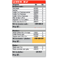 Échafaudage VITO 49 - LOT 80 m2 - Classe 4 : 300 kg/m2 - Longueur 10 m - Hauteur 8 m_1