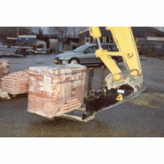 Fourches à palettes pour pelleteuses - BECO - jusqu'à 30 tonnes - divers secteurs_1