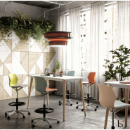 Table haute NIL - Mobel Linea - 120, Zebrano_1