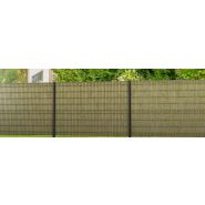 Tanis Wood - Lamelle occultante pour grillage - Schertz - Maille 55 mm - Taux d'occultation 95%_1