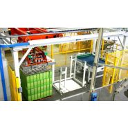 Dépalettiseurs automatiques à tête mobile - Pantograph AD EC/FC 20 - Clevertech France - avec tête magnétique ou à vide_1