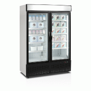 Congélateur vertical de vitrine L.1370mm 2 portes TEFCOLD_1