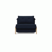 Fauteuil convertible design INNOVATION LIVING Sofabed Cubed 02 Wood Mixed Dance Blue - Lit 200x90 cm_1