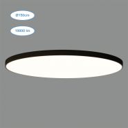 Plafonnier Led Ø150cm - 260W - 19800lm - Blanc ou Noir - Variation en Option_1