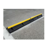 Butée de parking poids lourds en caoutchouc vulcanisé très résistant - Rétroréfléchissante - 1000 mm_1