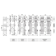 Chaînes Galle à plaques droites idéale pour la manutention - SERIE FRANÇAISE_1