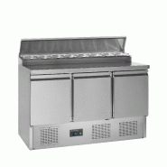 Comptoir de préparation de sandwich GN1/1 SS1435 L1365mm 16467 TEFCOLD_1