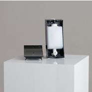 Distributeur de savon liquide noir Streamline - design moderne et élégant - facile à utiliser_1