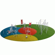 Parcours de santé fitness gamme Peps - PEPS02 - 14m de longueur et largeur_1