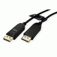 VALUE Câble DisplayPort v1.4 (AOC), M/M, 50 m_1