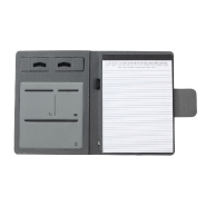 Porte-documents A4 en polyester 300D RPET - Chargeur rapide sans fil 10W et powerbank 5000 mAh_1