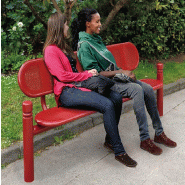 Banc public en acier ESTORIL_1