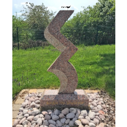 Jardins du souvenir - Les Stèles - Stèle balsa / passage / soupir en granit massif avec gravure personnalisée_1