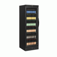 Réfrigérateur à boissons avec canopée LED - 345 L - Noir | Tefcold - CEV425BLACKL/H_1