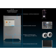 Refroidisseur d'air à forte puissance pour les armoires électriques, les cabines techniques, le shelters - KR 150_1