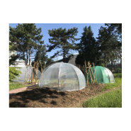 Serre de jardin octogonale pour  un espace de culture différent (10,43 m2) avec Ventilation par la pose d'un filet sur la porte- IGLOO avec ou sans tablette_2