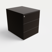 Caisson mobile en métal - L 42 x P 53 x H 50,5 cm_1