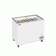 Congélateur coffre avec couvercles coulissants vitrés plats - 255 L | Tefcold - IC301SC_1