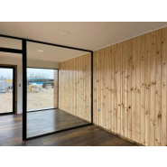 Conteneur de bureau modulaire 24m² - Projet modulaire Dalí 8 x 3 m avec isolation et fenêtres double vitrage_1