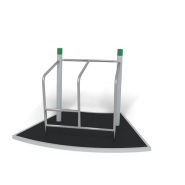 Equipement de fitness extérieur - Tractions arrière - 8065143 - Sportpoint - Hags - Spécifications compactes et montage rapide_1