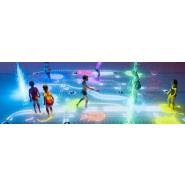 Fond de piscine interactif transformant le terrain en jeu dynamique pour tous les âges - Area H20_1