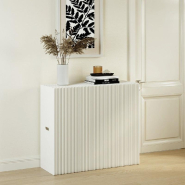 Présentoir accordéon Papéa blanc 100x38x70 cm_1