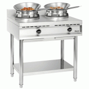 Wok à gaz de table 2 brûleurs 2 x 11.5 kW | Bartscher - 1052103_1